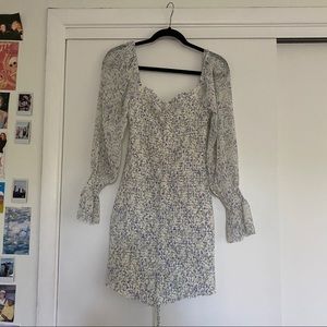 Floral smocked dress